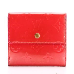 Authentic Louis Vuitton Porte-Monnaie Billets Cartes Wallet in Monogram Vernis